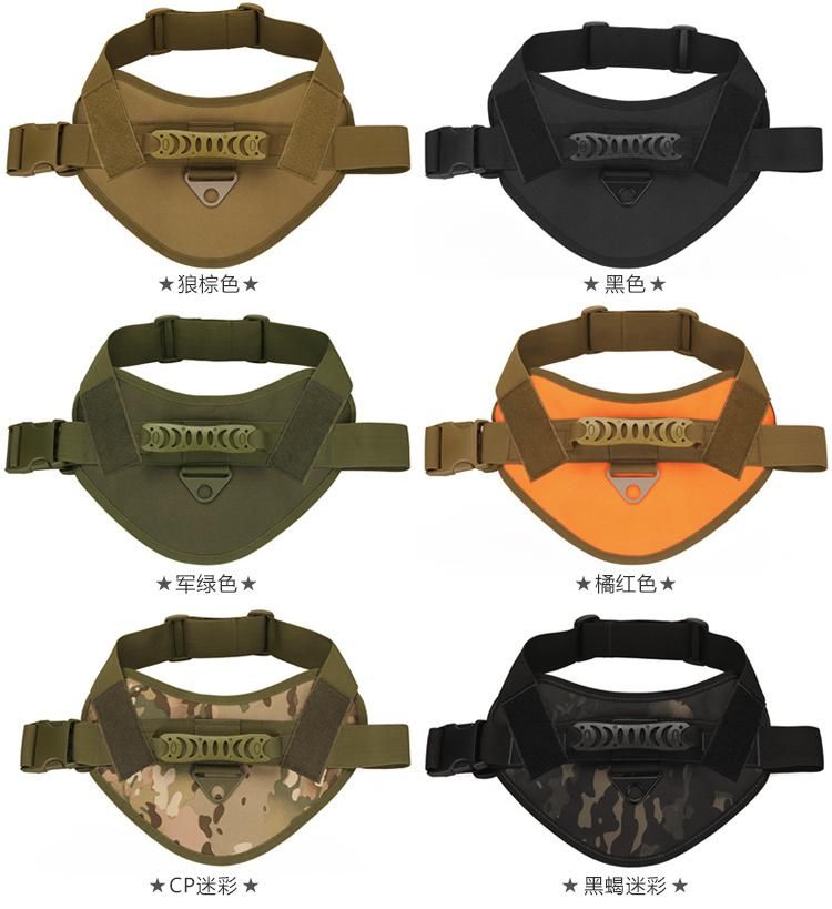 Outdoor Tactical Vest Camouflage Service Training Dog Vest for Dog