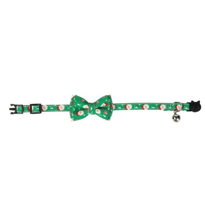 Amazon Hot Selling Adjustable Snowflake Shape Decorative Shiny Puppy Christmas Pet Collars for Cat//