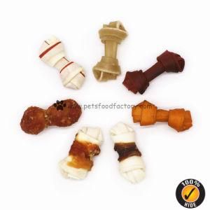 One Week Series Seven Flavors Mini Rawhide Knotted Bones Treats for Dog Pet Food