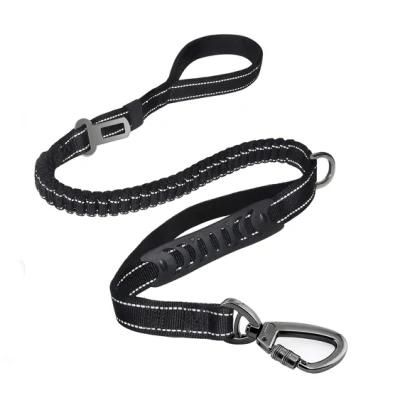 Heavy Duty Dog Leash Especially for Large Dogs up to 150lbs, 6 FT Reflective Dog Walking Training Shock Absorbing Bungee Leash