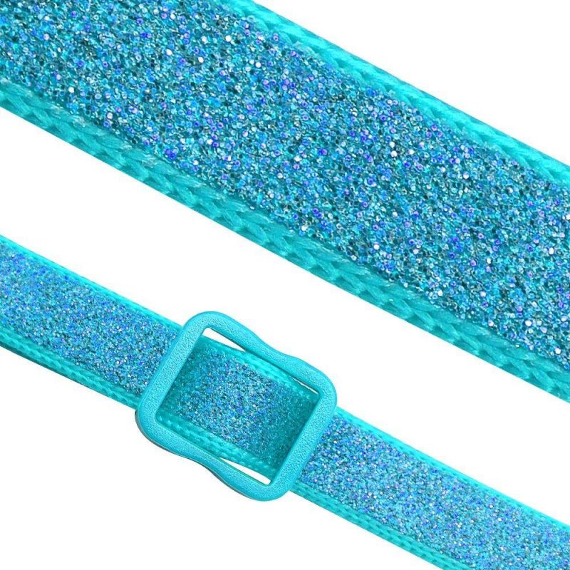 Hot Selling Adjustable Bling Nylon Pet Dog Collar, Small Dog Necklace Bling Glitter Safety Collar for Puppy Cat Collar