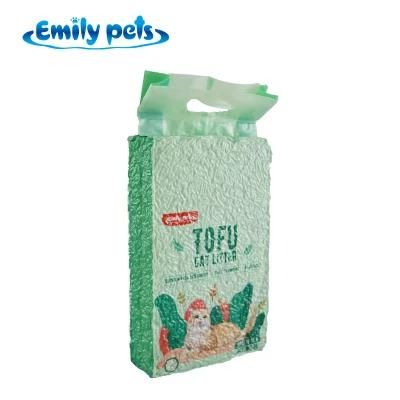 Emily Pets Love Sand Facotry Produce Pet Products Eco-Friendly Flushable Silica Gel Plant Tofu Cat Litter