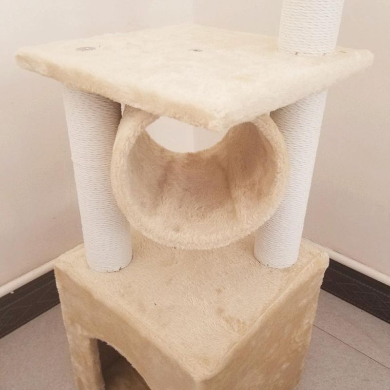 Factory Eco-Friendly Simple Cat Climbing Frame Strong Solid Cat Scratcher Fashionable Cat Tree