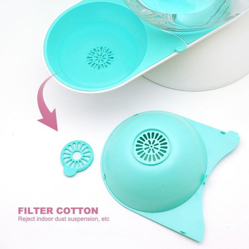 Factory Direct Selling High Quality Pet Feeder Drinking Pet Water Bowl with Filter Element