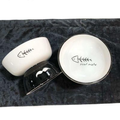 Ceramic Manufacturing Overhead Cat and Dog Pet Bowls