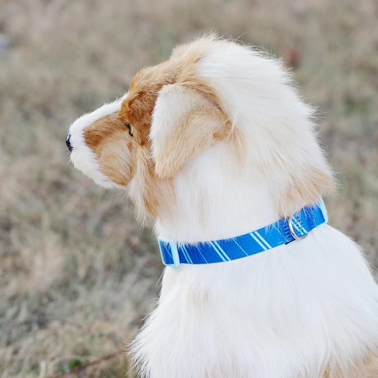 Manufacturer Wholesale Multi-Colors Adjustable Designers Fashion Sublimation Polyester Luxury Pet Dog Neck Collar
