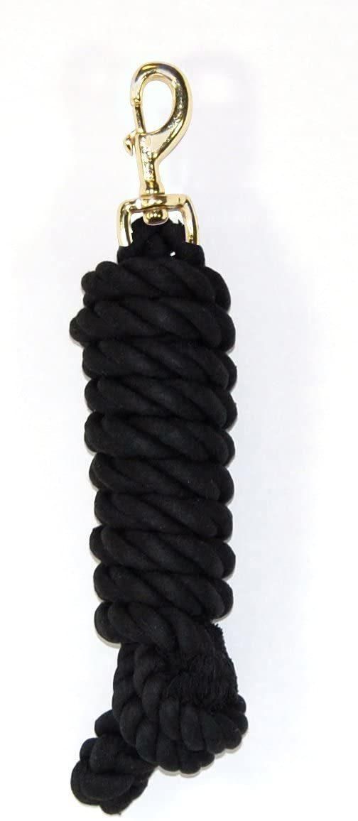 Cotton Lead with Brass-Plated Bolt Snap