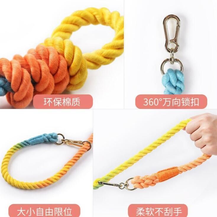 Handsfree Heavy Duty Cotton Rope Dog Leash with Fast Delivery and Small MOQ