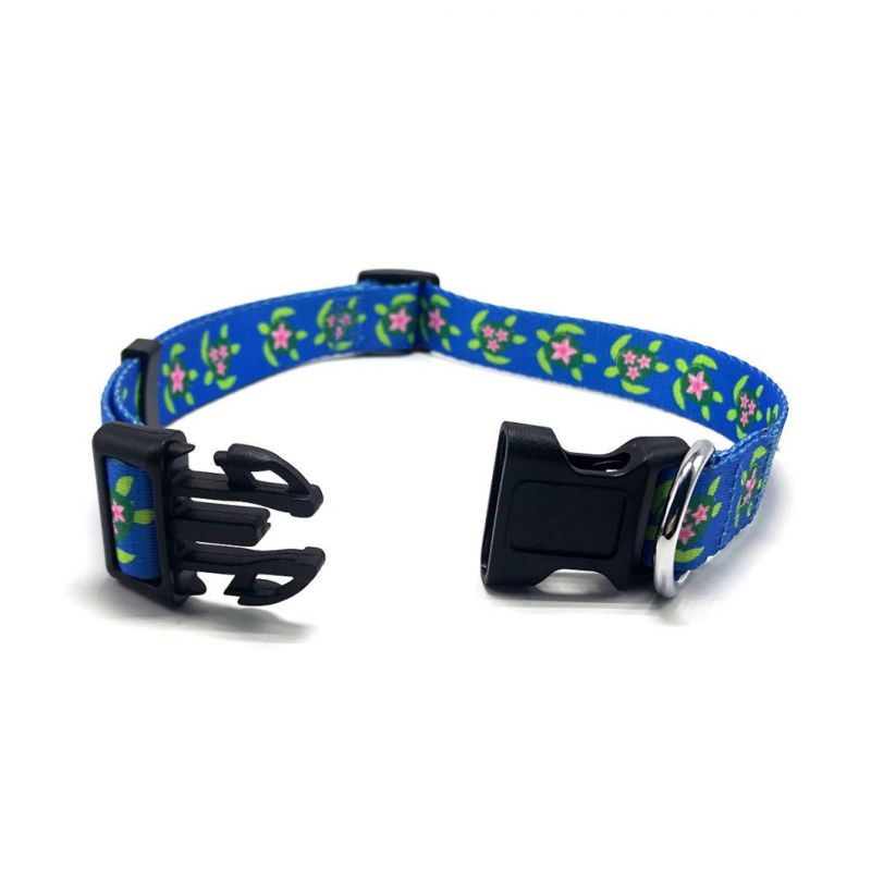 Pet Collar Printed with Plastic Adjust Buckle