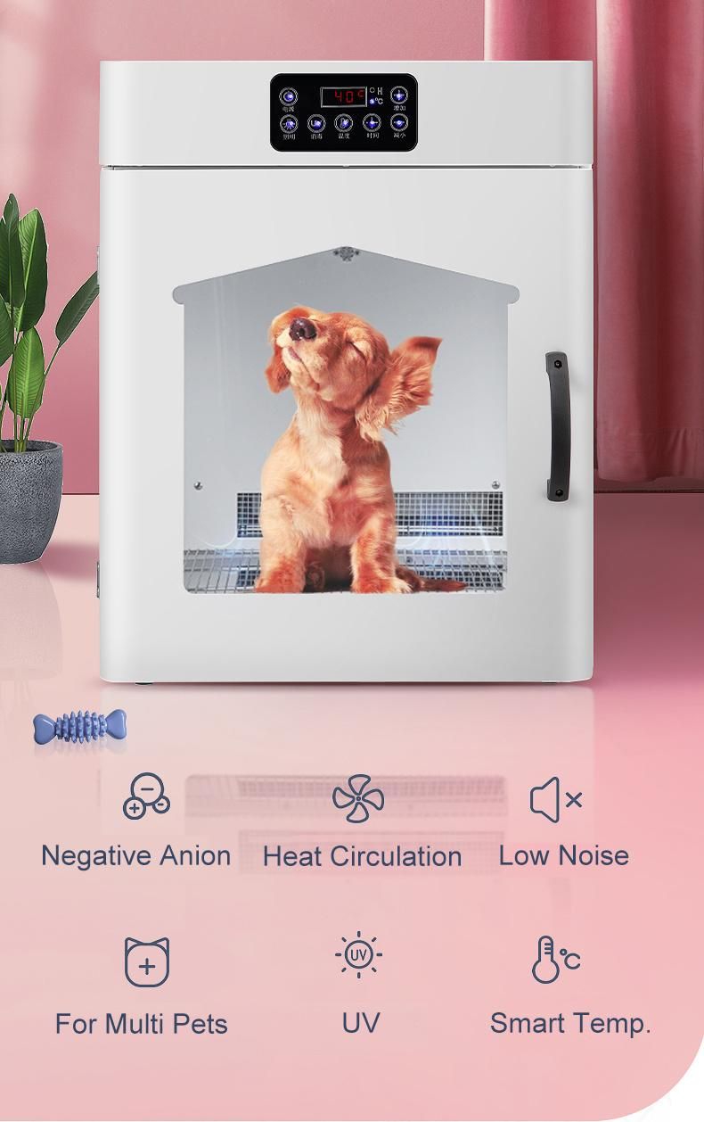 Automatic and Digital Control Pet Hair Dryer with UV Disinfection