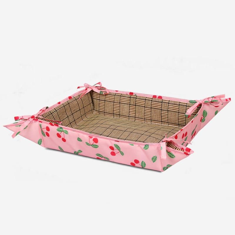 in Stock Summer Mat Small Dog Cooling Bed Pet Beds & Accessories Rattan Pet Bed