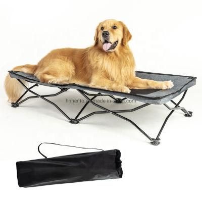 Portable Camping Elevated Pet Bed Foldable and Breathable Dog Travel Sleeping Bed Cot