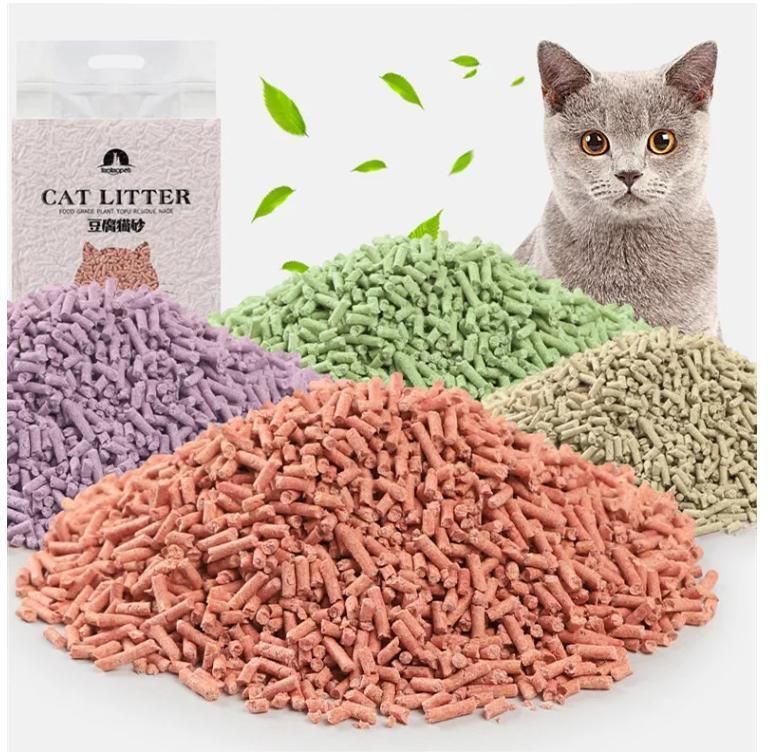 Bulk Factory Mixed Tofu Cat Litter with Millet Corn Cat Litter for Cat Cleaning Hard Clumping Longer Lasting Odor Control