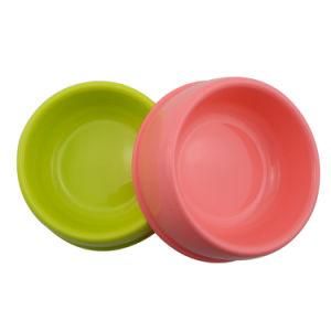 Personalized Dog Plastic Pets Food Bowl Slow Down Bamboo Feeder Professional Pet Grooming Supplies