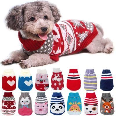 Christmas Pet Products Pet Accessories Supply Dog Warm Sweaters Clothes