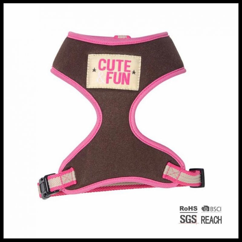 Adjustable Cute Soft Girl Designer Pet Dog Mesh Vest Harness