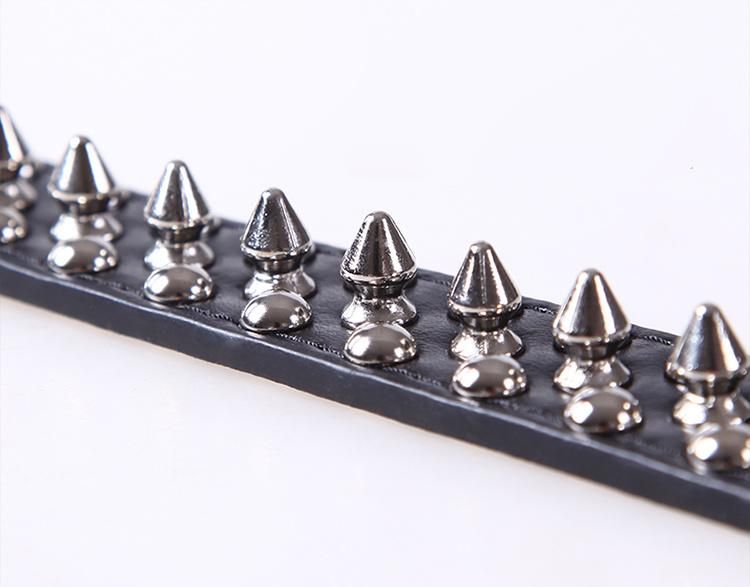 2022 New Arrival Collar De Cuero PARA Gatos Bronze Spikes Rivets Collar