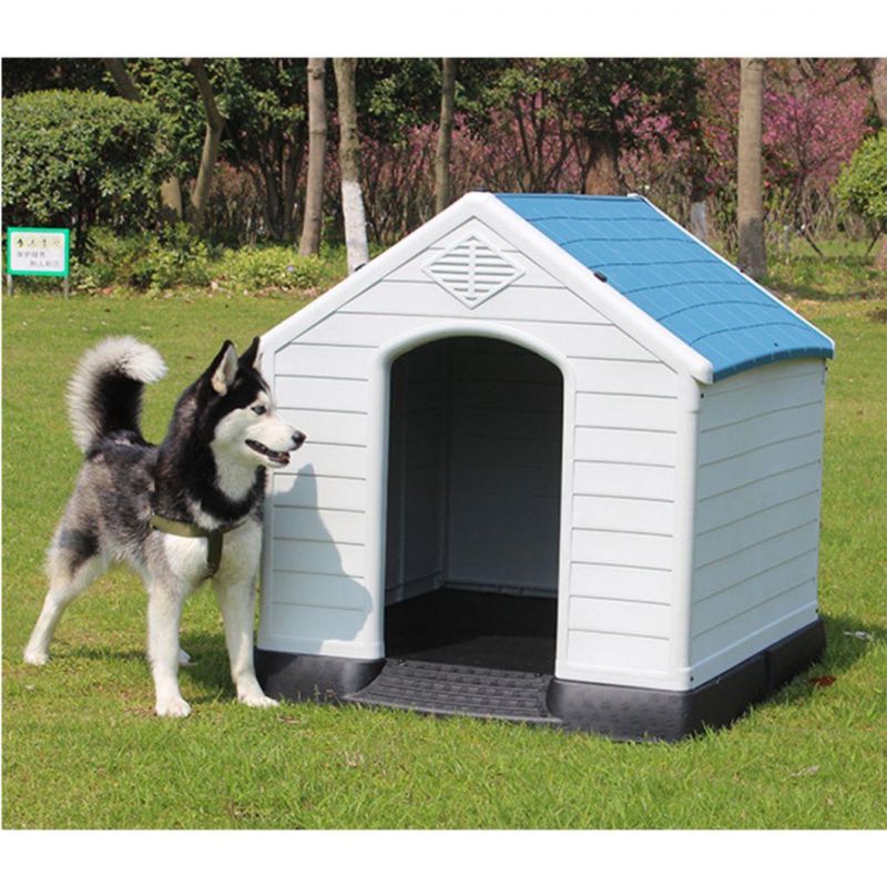 Plastic Kennel Outdoor Large Dog Removable and Washable Golden Retriever Teddy Pet Kennel Dog House Rainproof Amaw-0125