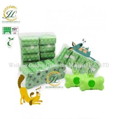 Compostable Biodegradable Corn Starch Pet Wate Bags/Dog Poop Bags/Cat Litter Bags En13432