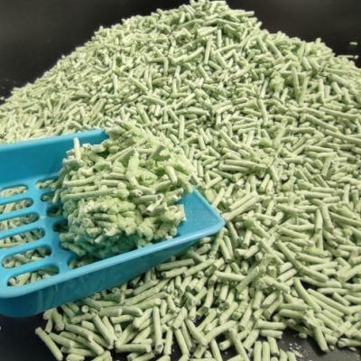 Vcare Pet Products Bean Curd Tofu Pet Supply Fast Clumpling Cleaning Pet Toilet Products Green Tea Original Scent Cat Litter