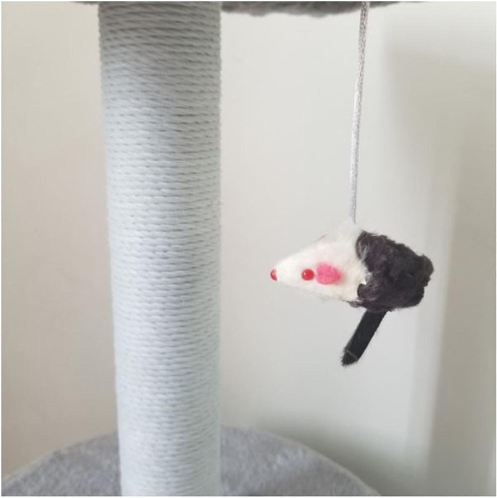 2021 Chinese Pet Products Factory Direct Supply New Design Cat Activity Tower Cat Climbing Pet Tree Post Sisal Scratcher with Scratching Post and Mouse Toys