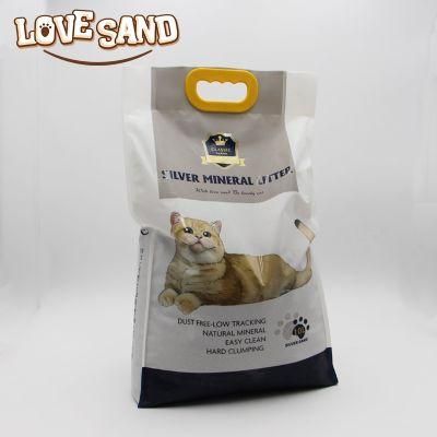 Love Sand Silver Mineral Cat Sand New Pet Products
