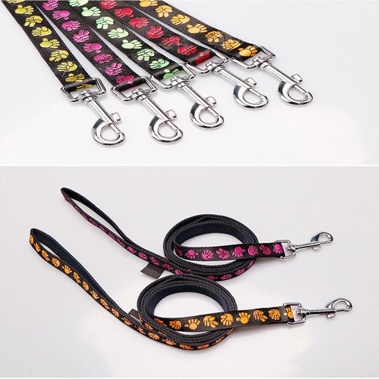 Manufacturer Customized Hemp Hands Free Nylon Dog Lead, Sublimated Cute Nylon Pet Dog Leashes//