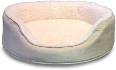 Terry Fleece &amp; Suede Nest Cuddler Orthopedic Pet Bed