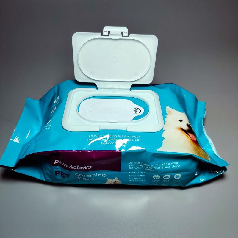 OEM Alcohol-Free Deodorizing Cleaning Grooming Antiseptic Pet Dog Cat Wipes