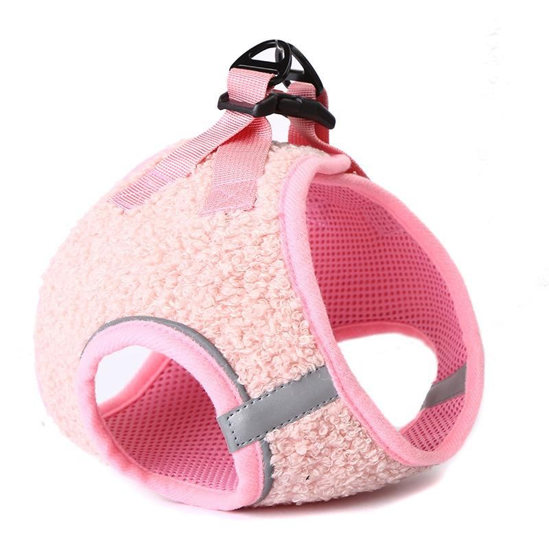 Spring Autumn Reflective Mesh Dog Harness and Leash for Small Medium Pets