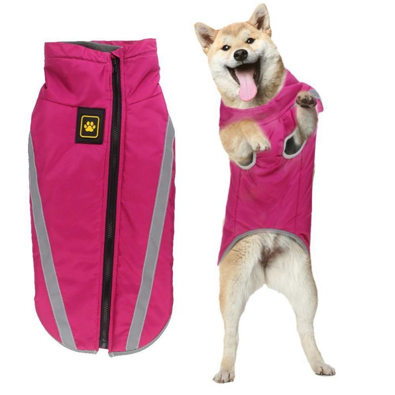 New Waterproof Big Dog Vest Jacket Winter Warm Pet Dog Clothes