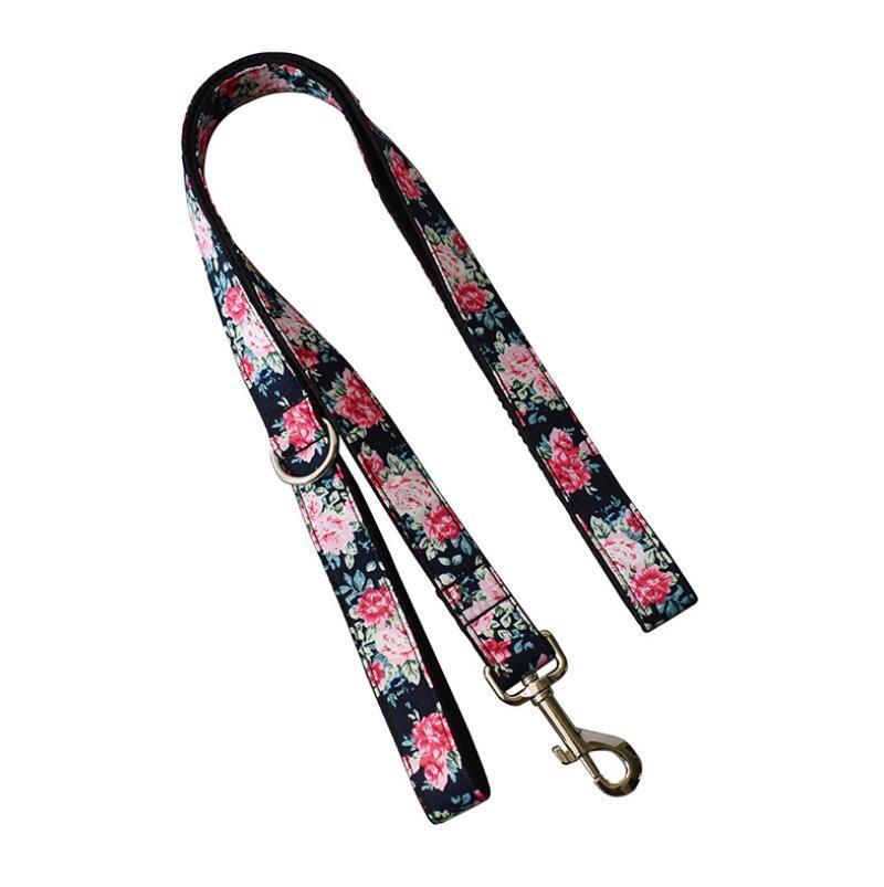 Fast Delivery of Matching Dog Collar Leash and Floral Bow