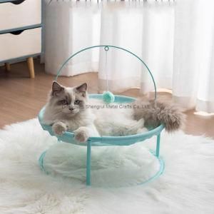 Cute Dog Cat Bed Metal Pet Hammock Bed Kitten Lounger