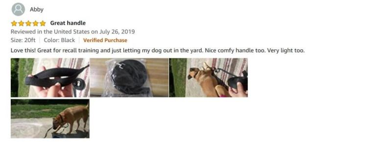 30FT 50FT 20feet Black Extra Long Line Training Dog Leash Great for Training Dog Leash