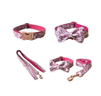 Dog Collar with Bowtie, Bowtie Dog Collar Cute Puppy Collar