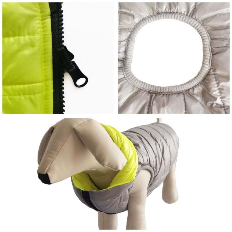 Quality Double-Side Windproof Zip Coat Dog Accessories Apparel Pet Clothes