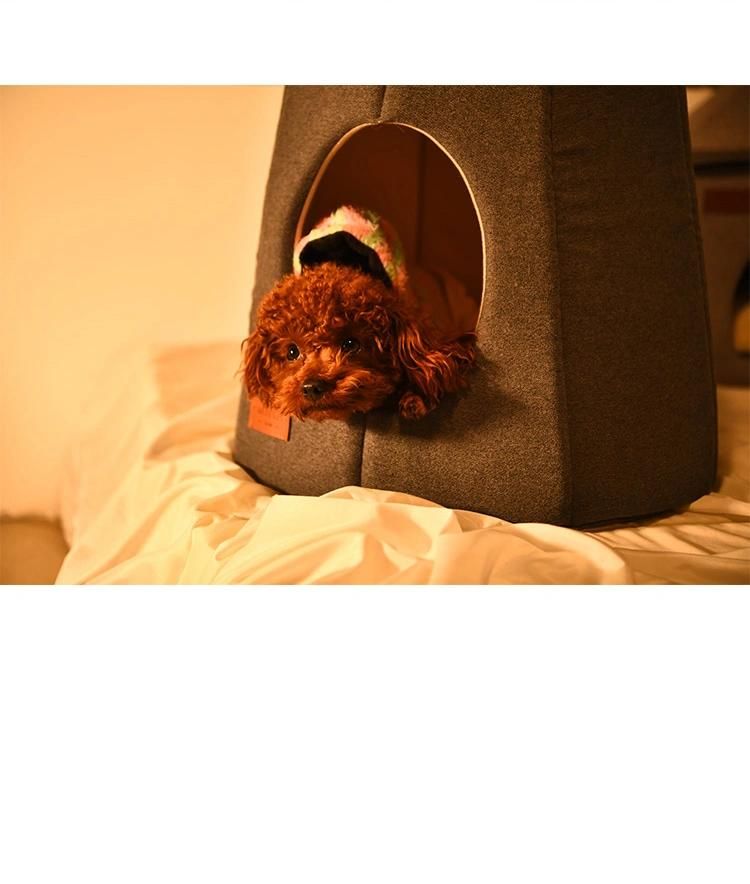 Warm Soft Baby Cat Dog Puppy Cave Pet House Bed