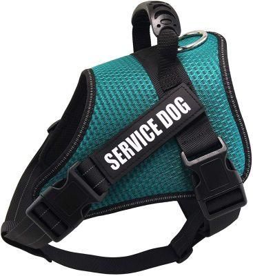 Spupps Green Color Best Dog Vest to Stop Pulling Plus Service Dog in Training Patch