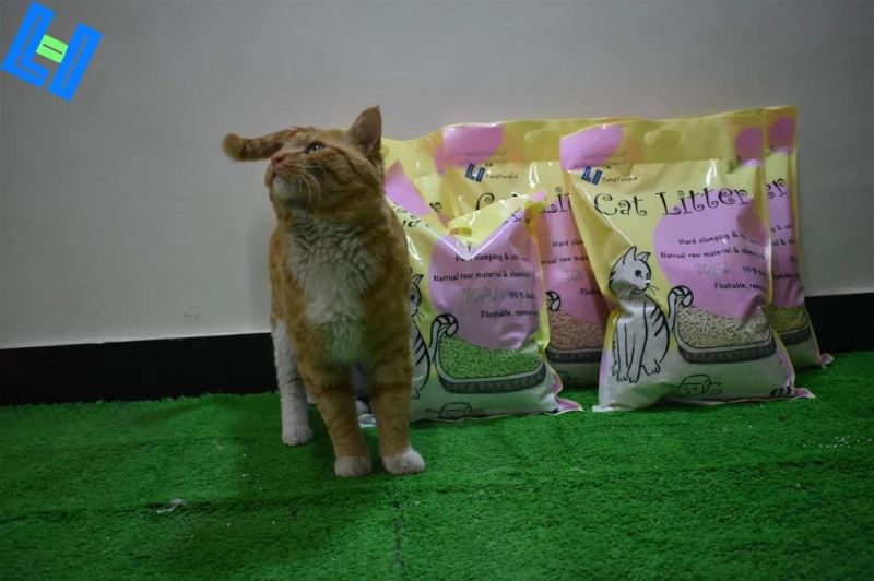 Peach Scent Tofu Cat Litter with Strong Odor Control