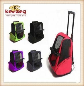 Four Colors Pet Dog Pull Case / Pet Carrier Rolling Backpack/Travel Tote (KDS014)