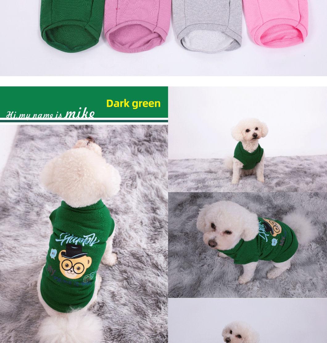 Luxury Cheap Cartoon Funny Dog Shirts Cat Vest Summer Puppy Clothing Pet Dog Clothes