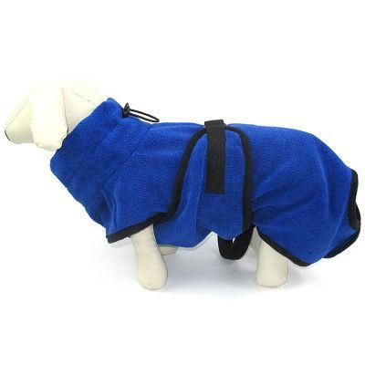 Warm Dog Clothes Microfiber Bathrobe Super Absorbent Pet Drying Towel Pet Products