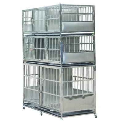 Customization Large Pet Cage Three-Layer Dog and Cat Display Cage