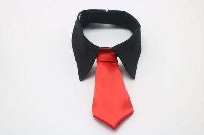 Dog&Cat Formal Neck Tie Tuxedo Bow Tie and Collar Black