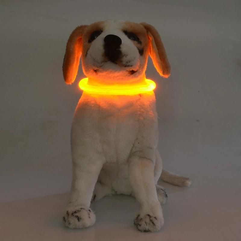 USB Charging Pet Dog Collar LED Rechargeable Dog Collars