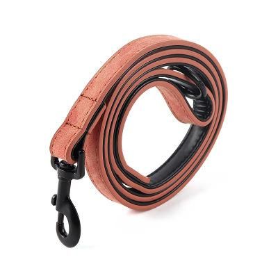 Chinese Factory Collar Pet De Cuero Red Green Orange Color Pet Leashes Dog