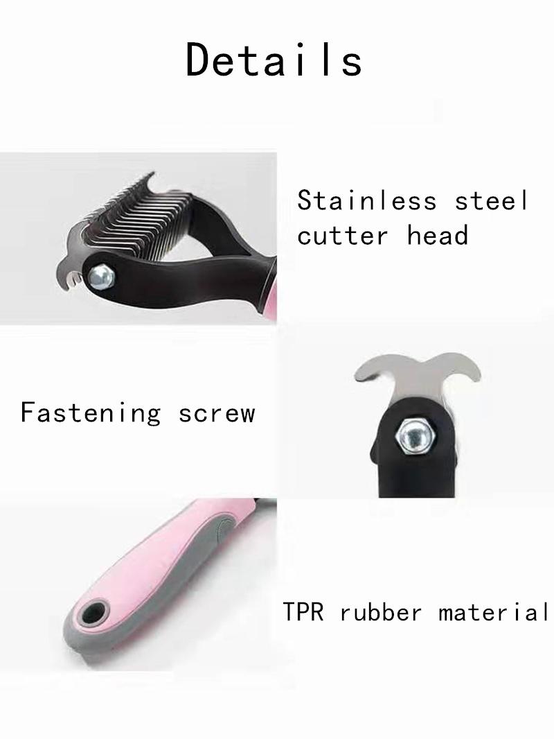New Pet Hair Removal Comb Professional Large Dogs for Long Hair Pet Brush Grooming Tool