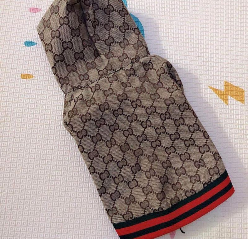 Fashion Brand Zip-up Pet Jacket Waterproof Dog Clothes Coat