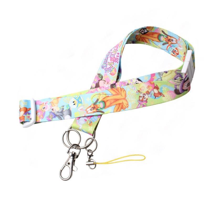 Gift Ribbon Nylon Strap Lanyard Sublimation Heat Transfer Lanyard