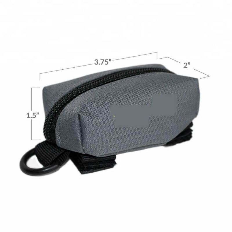 Wholesale Durable Dog Waste Bag Holder Pet Poop Bag Dispenser with Zipper Dog Leash with Poop Bag